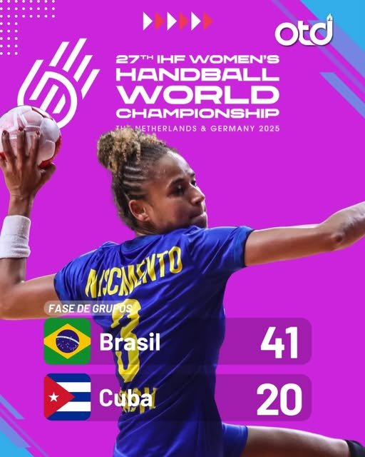 Um bom início de competição para o Brasil no Mundial de Handebol Feminino 2025