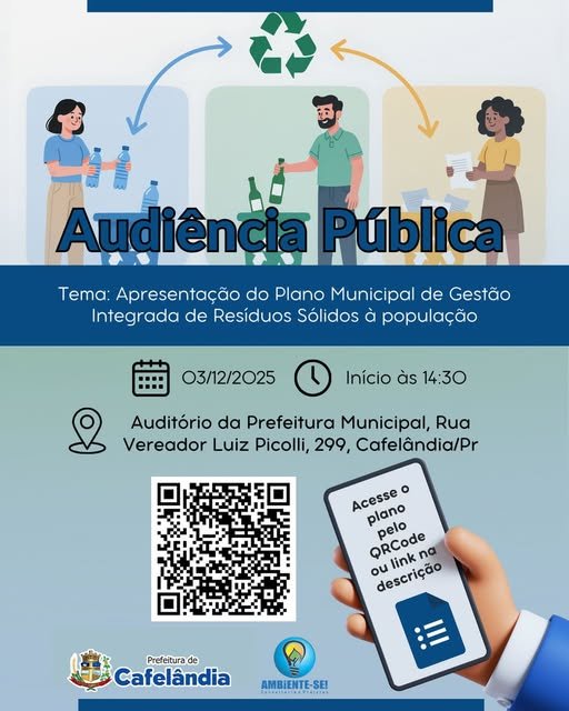 Audiência Pública – Gestão de Resíduos Sólidos
