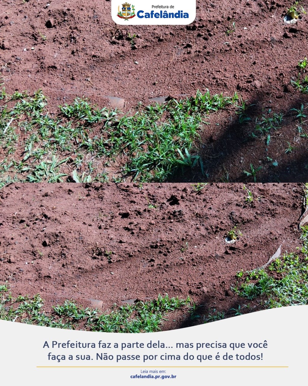 RESPEITO AO QUE É DE TODOS!