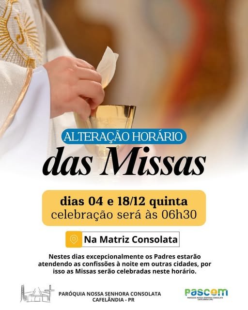 Paróquia Nossa Senhora Consolata – Cafelândia, Paraná