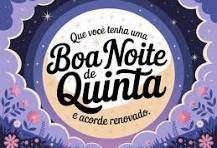 BOA NOITE QUINTA FEIRA