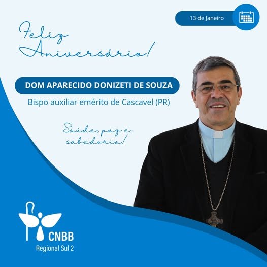 Feliz Aniversário, Dom Donizeti.