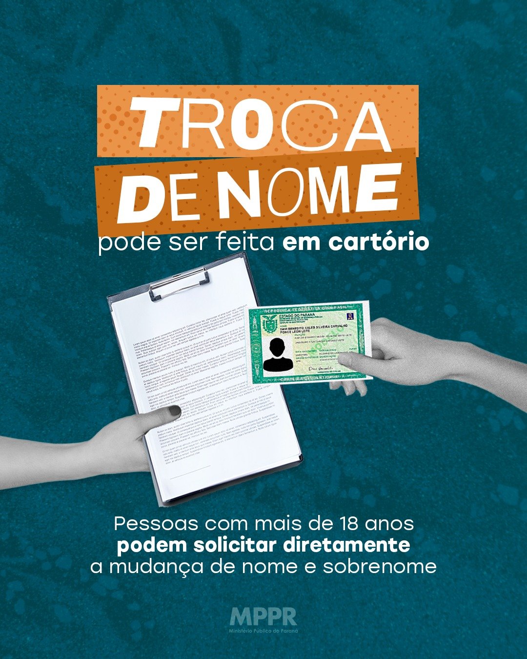 TROCA DE NOME