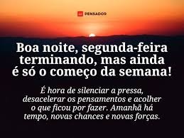 BOA NOITE SEGUNDA FEIRA