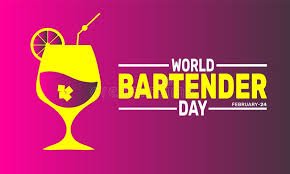 O Dia Mundial do Bartender, comemorado em 24 de fevereiro