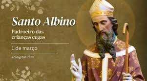 O Dia de Santo Albino é celebrado em 1º de março