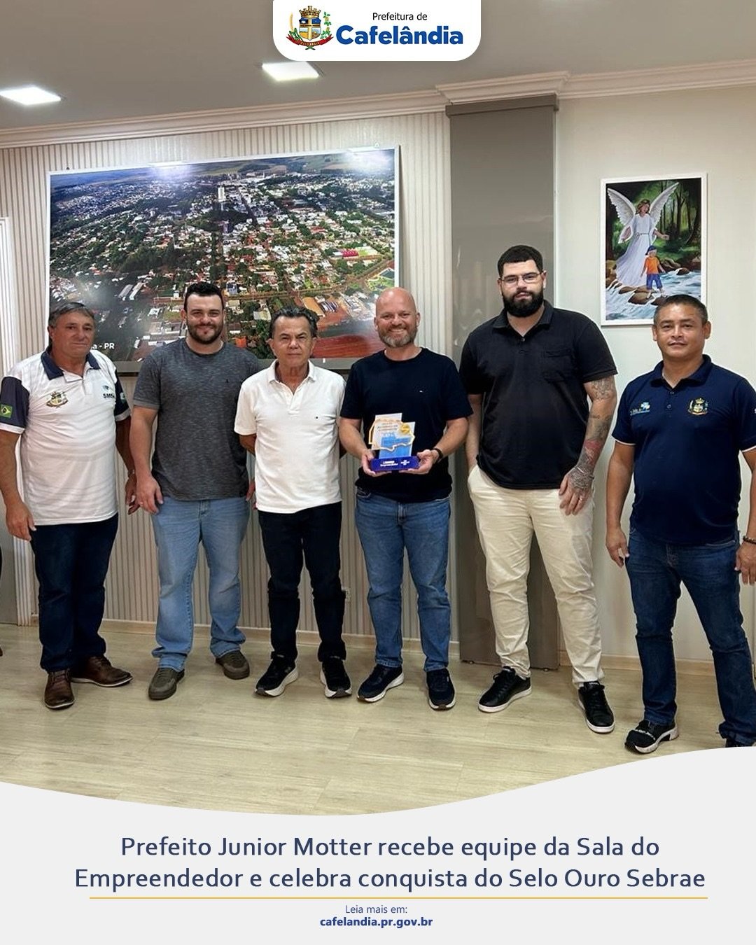 Selo Ouro para a Sala do Empreendedor!