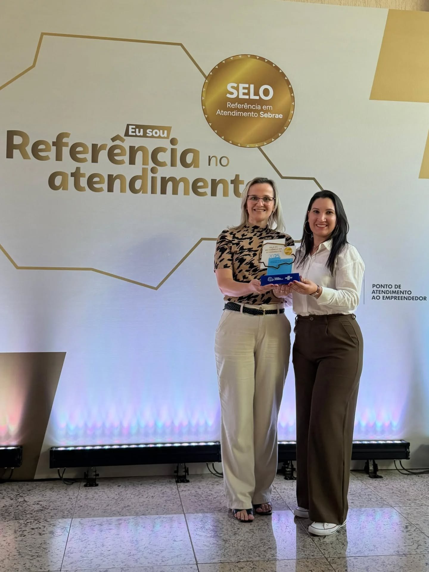A ACICAF recebeu, pelo terceiro ano consecutivo, o Selo Ouro de Referência em Atendimento ao Empreendedor, concedido pelo Sebrae PR.