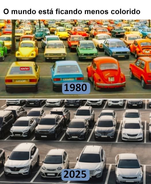 O MUNDO ESTÁ FICANDO MENOS COLORIDO