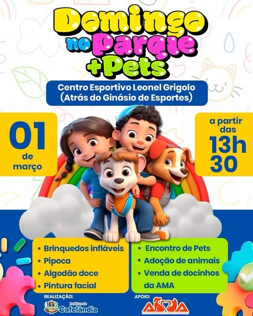 Domingo no Parque + Pets: um evento pensado com carinho para nossa comunidade!