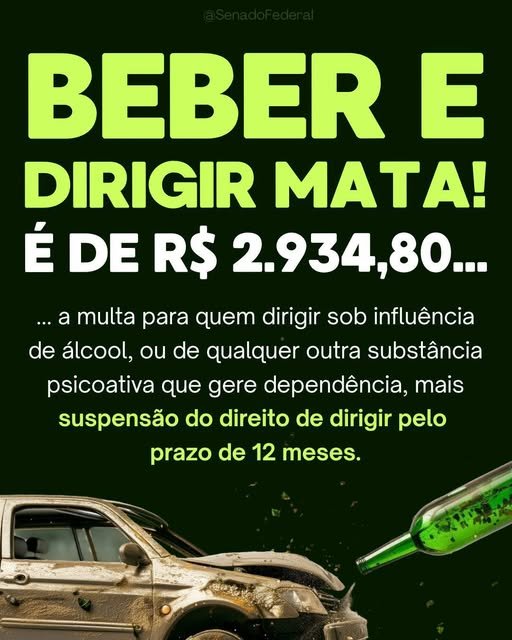 BEBER E DIRIGIR MATA!