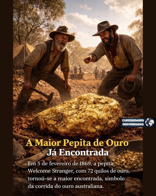 A Maior Pepita de Ouro Já Encontrada