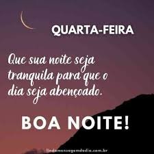 BOA NOITE QUARTA FEIRA