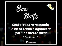 BOA NOITE SEXTA FEIRA
