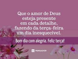 BOM DIA TERÇA FEIRA