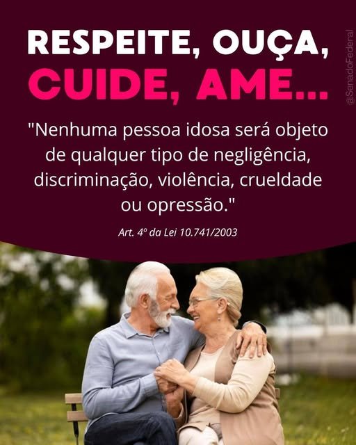 RESPEITE, OUÇA, CUIDE, AME…