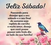 BOM DIA SÁBADO DIA 14/03/26