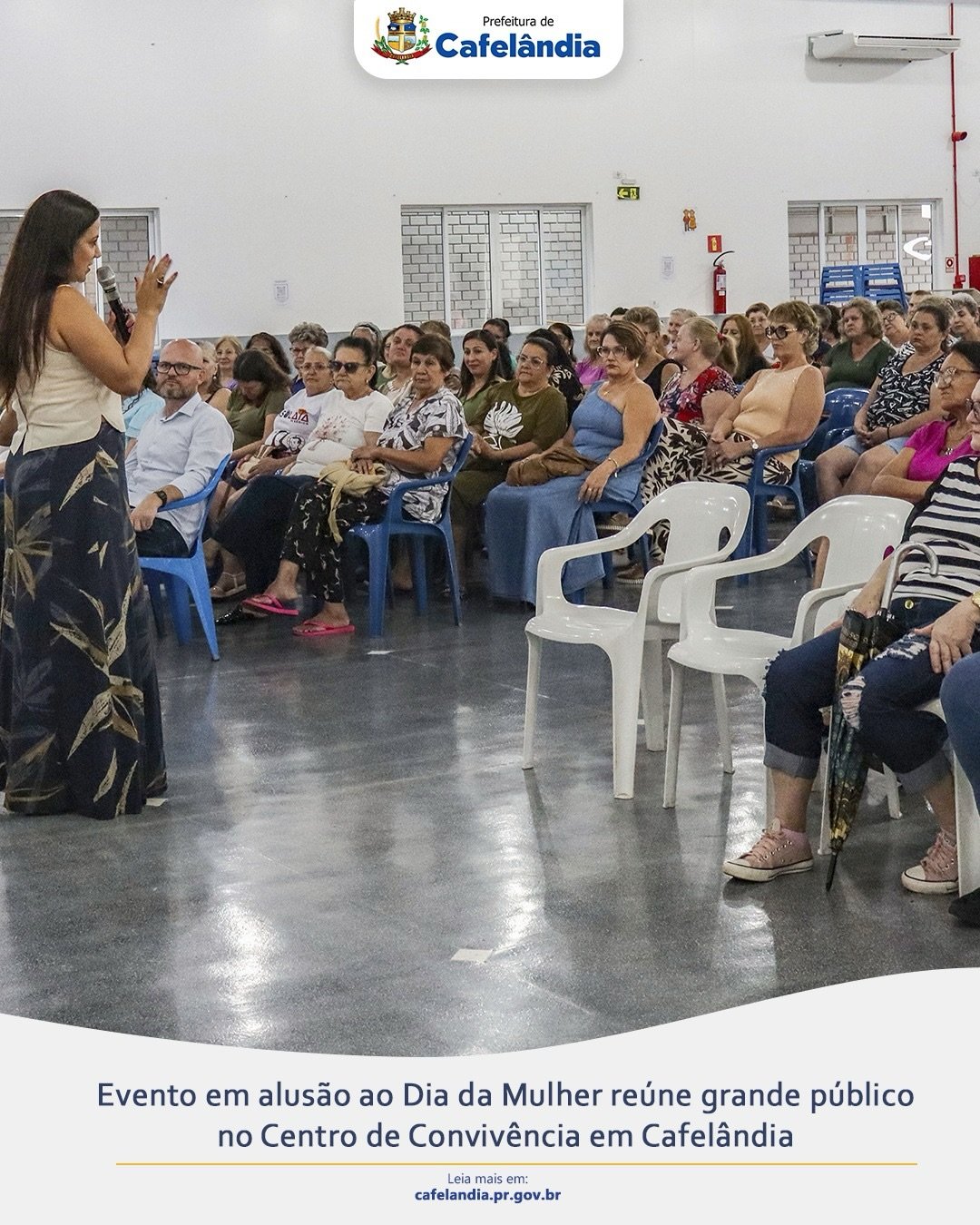 Evento em alusão ao Dia da Mulher reúne participantes em Cafelândia