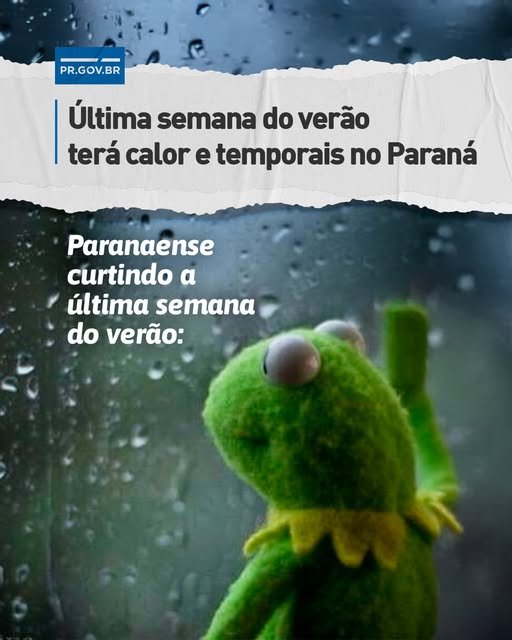 ÚLTIMA SEMANA DO VERÃO TERÁ CALOR E TEMPORAIS NO PARANÁ