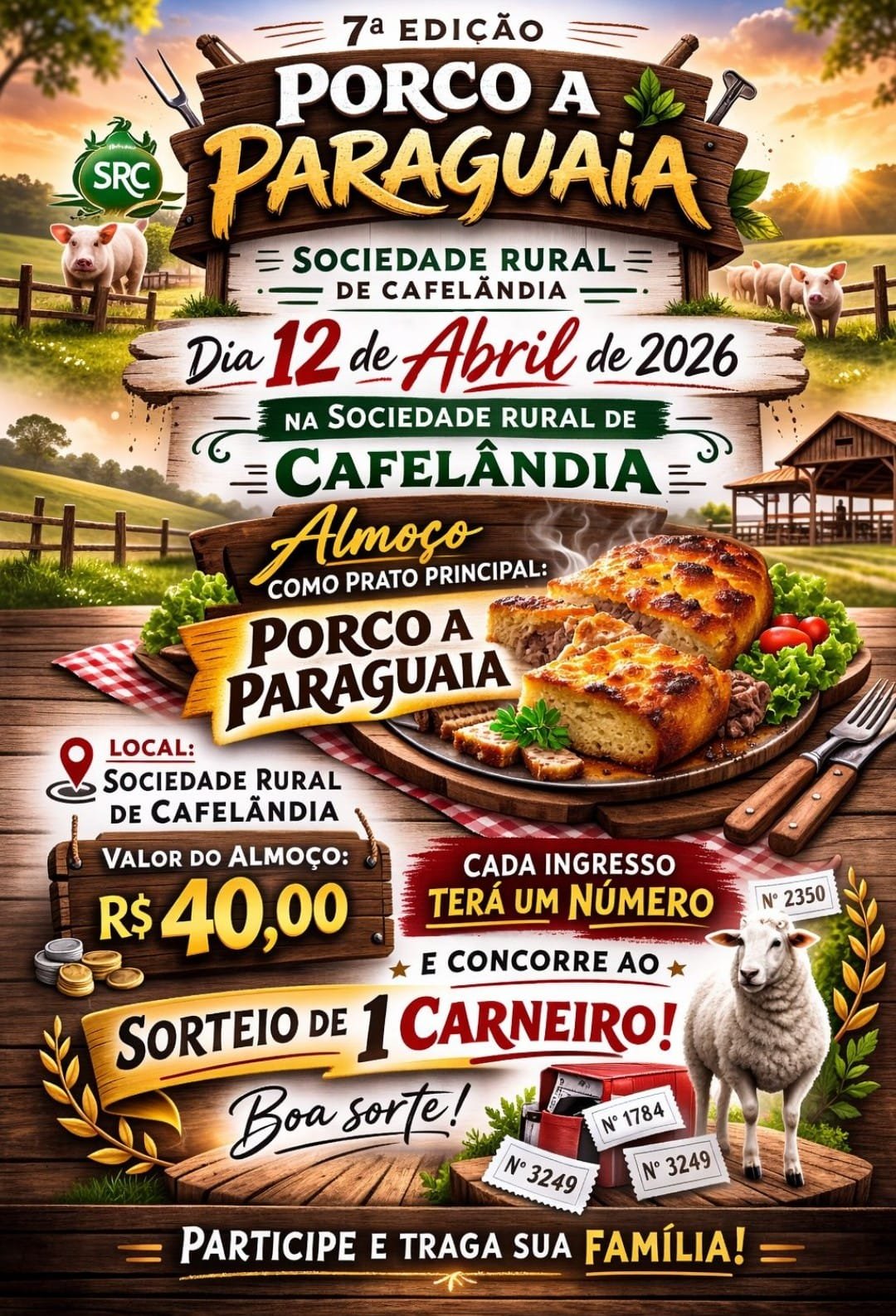 VEM AÍ PORCO A PARAGUAIA