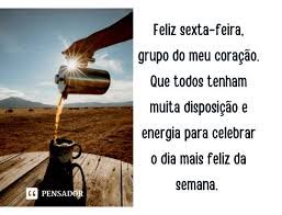 BOM DIA SEXTA FEIRA