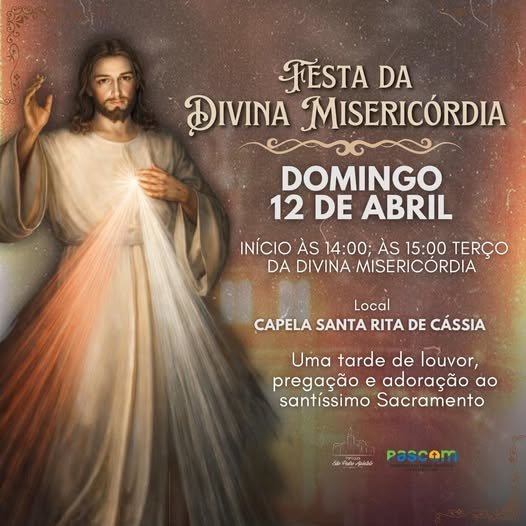FESTA DA DIVINA MISERICÓRDIA