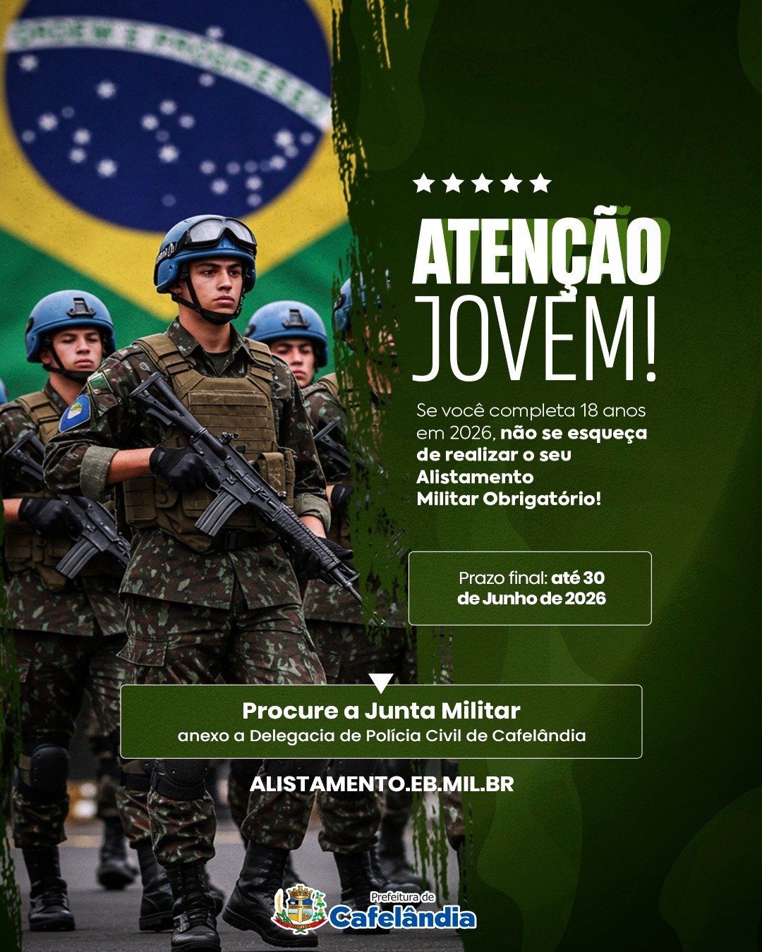 ATENÇÃO, JOVENS!