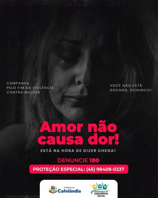 Amor não machuca. Amor não silencia. Amor não causa dor.