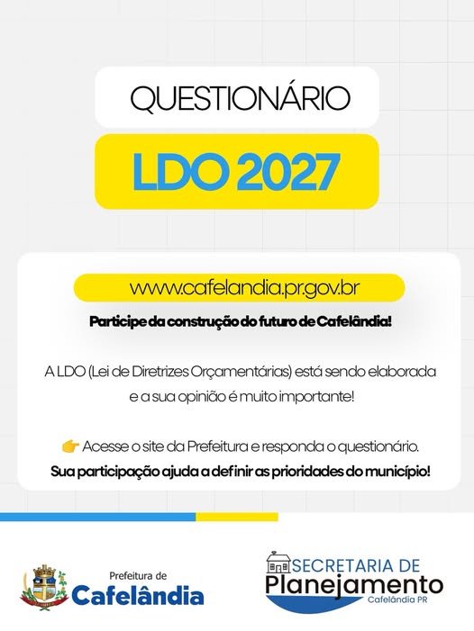 Sua opinião constrói o futuro!
