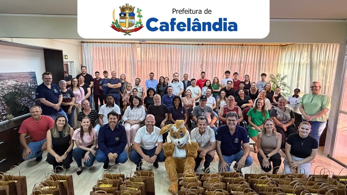 A Prefeitura de Cafelândia na tarde de quinta-feira, 02, realizou a entrega das lembranças de Páscoa para todos os servidores municipais.