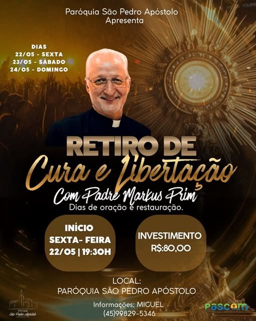 É AMANHÃ RETIRO DE CURA E LIBERTAÇÃO