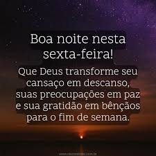 BOM DIA SEXTA FEIRA