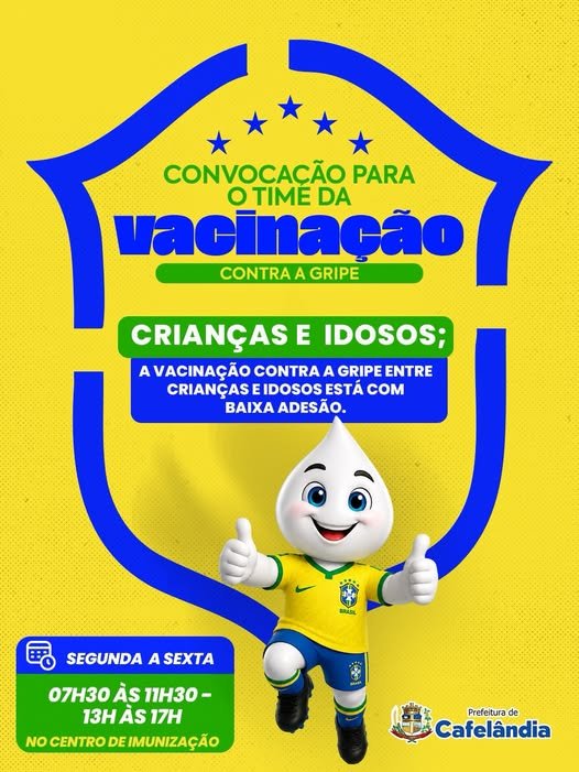 Convocação para o Time da Vacinação!
