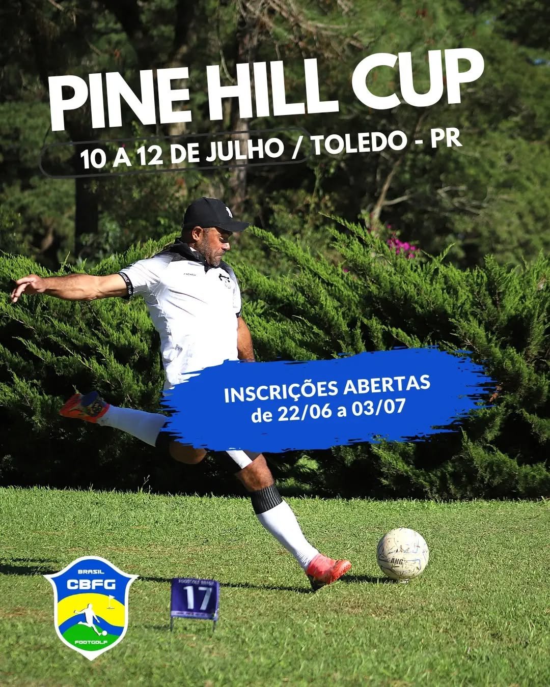 Estão abertas as inscrições para a PINE HILL CUP 2026 – CBFG TOUR 2026