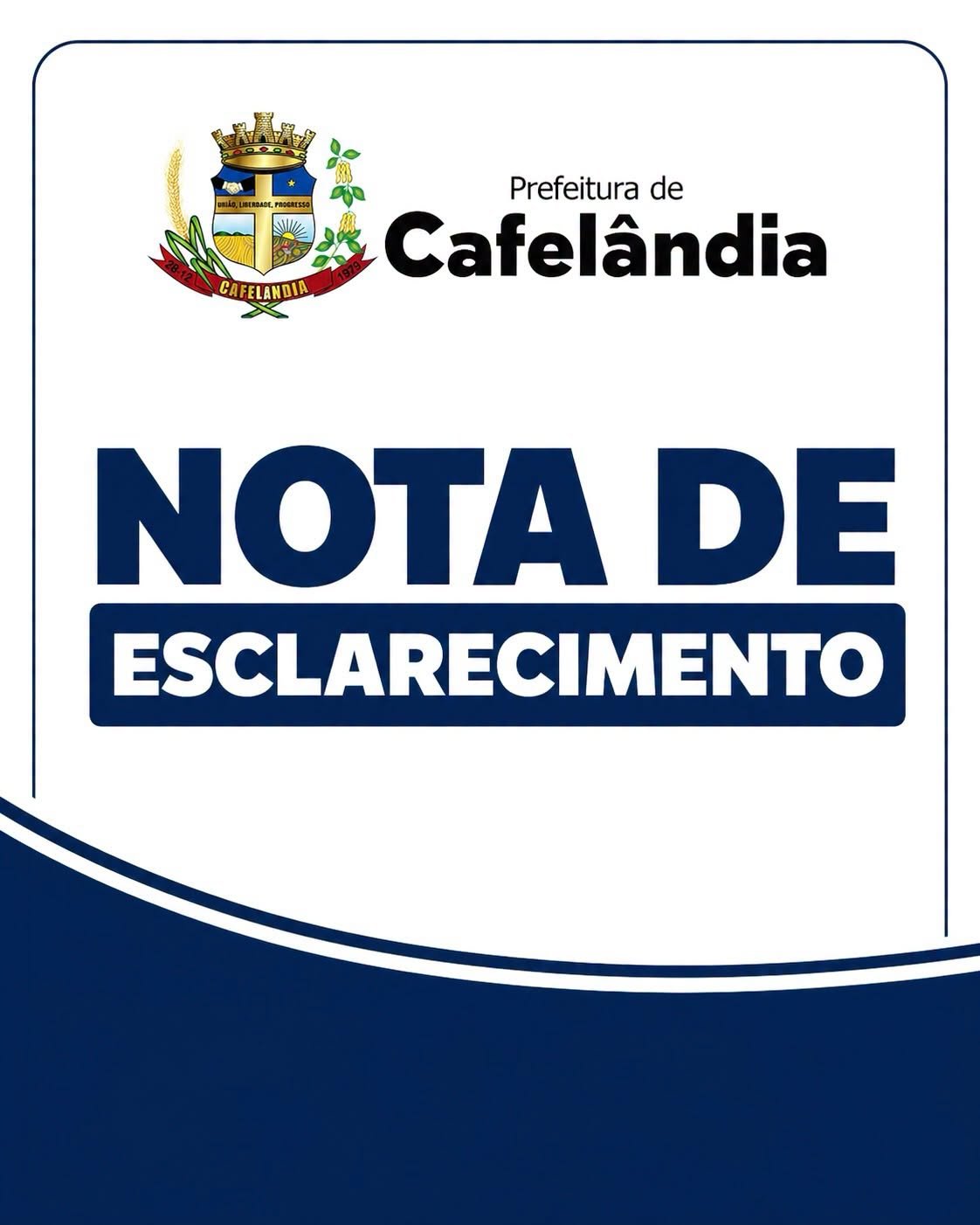 NOTA DE ESCLARECIMENTO