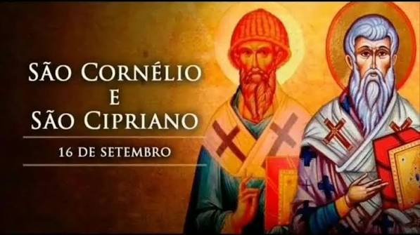 No dia 16 de setembro, a Igreja Católica celebra a memória de São Cornélio e São Cipriano, dois grandes mártires e pastores do século III