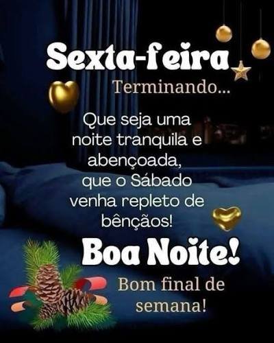BOA NOITE SEXTA FEIRA