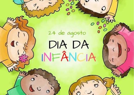 O Dia da Infância é comemorado em 24 de agosto no Brasil.
