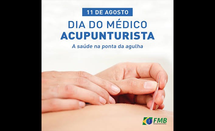 O Dia do Acupunturista é comemorado principalmente em 23 de março (Dia Mundial/Nacional do Acupunturista) e também em 11 de agosto (Dia do Médico Acupunturista).