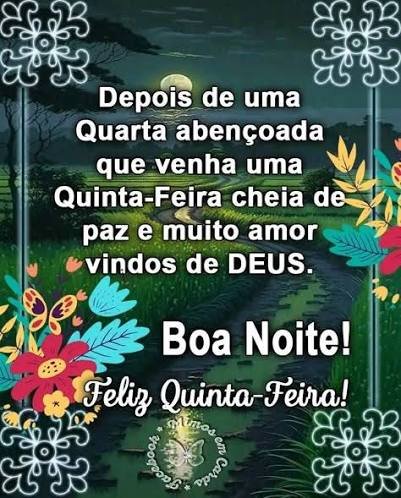 BOA NOITE QUARTA FEIRA