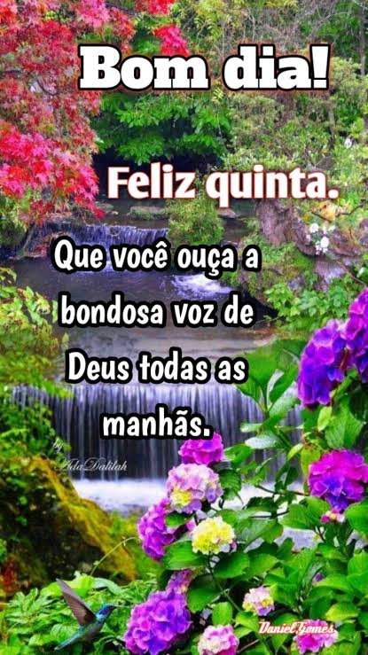 BOM DIA QUINTA FEIRA