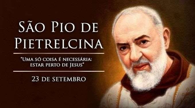 O dia 23 de setembro é a data litúrgica em que a Igreja Católica celebra a festa de São Pio de Pietrelcina