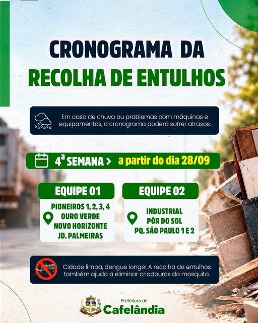 Atenção, Cafelândia!