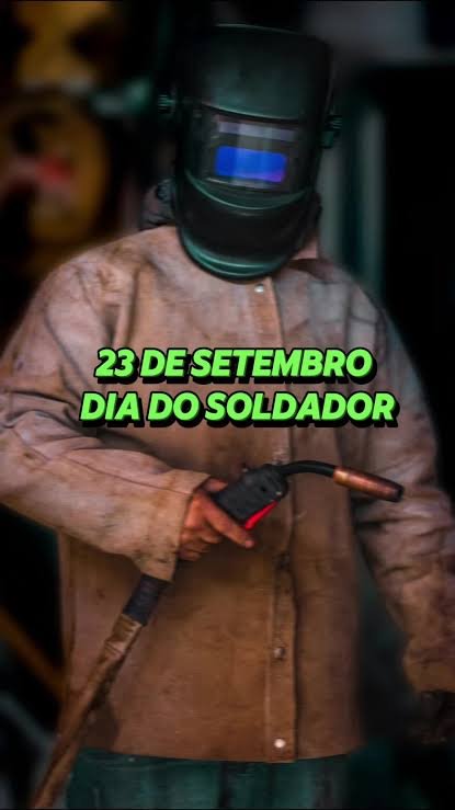 O Dia do Soldador é comemorado oficialmente em 23 de setembro em todo o Brasil