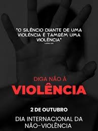 O Dia Internacional da Não-Violência é celebrado em 2 de outubro