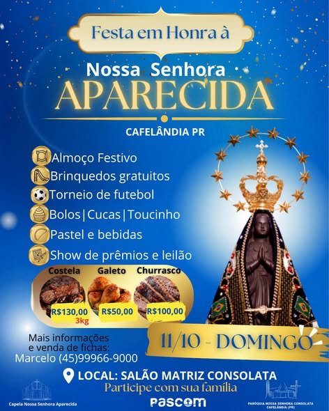 FESTA EM HONRA À NOSSA SENHORA APARECIDA