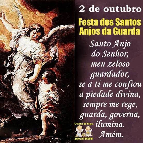 O [Dia dos Santos Anjos da Guarda] é celebrado anualmente em 2 de outubro pela Igreja Católica