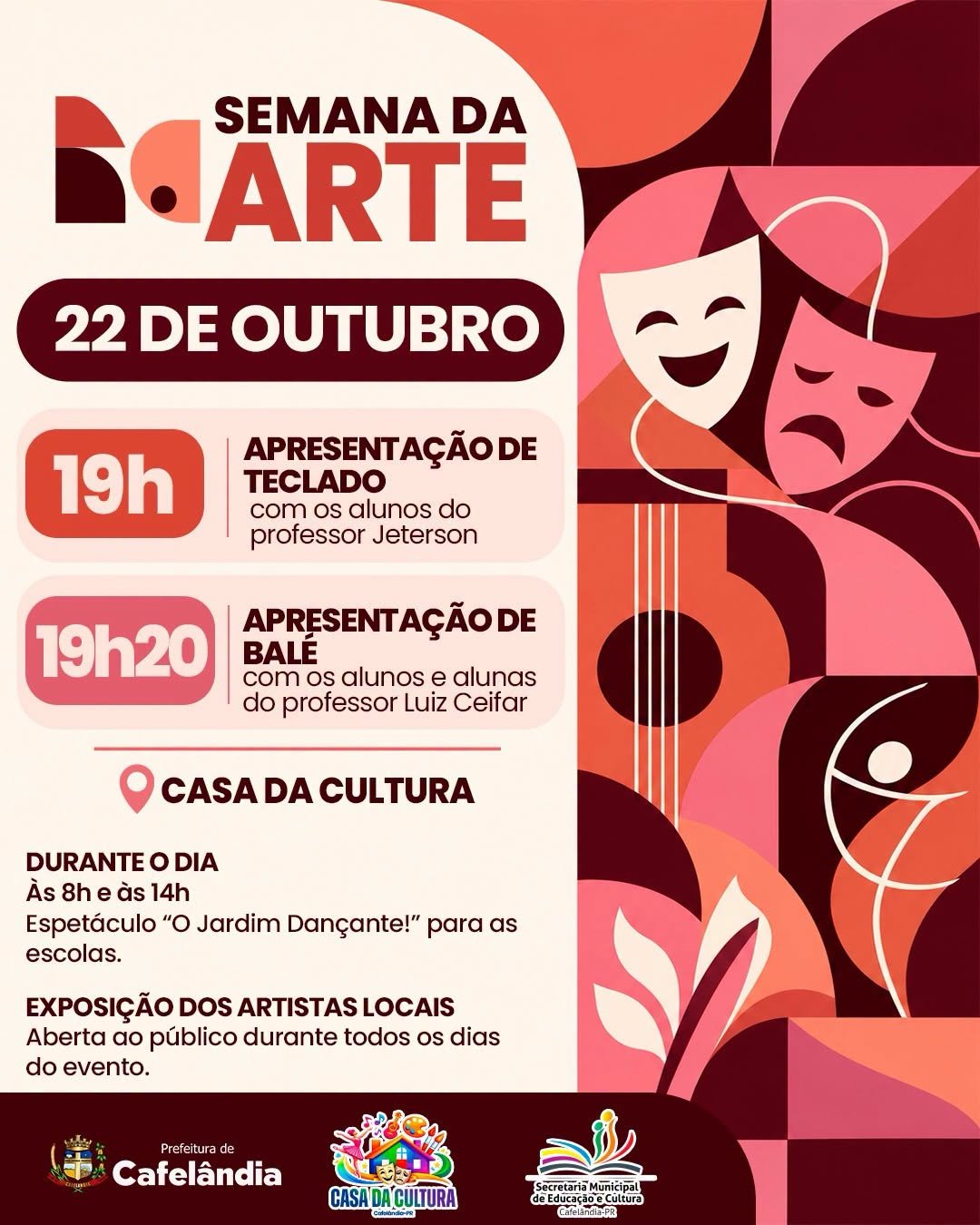 SEMANA DA ARTE – DIA 22 DE OUTUBRO