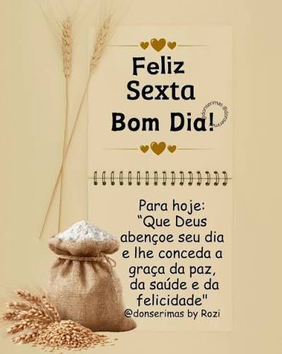bom dia sexta feira