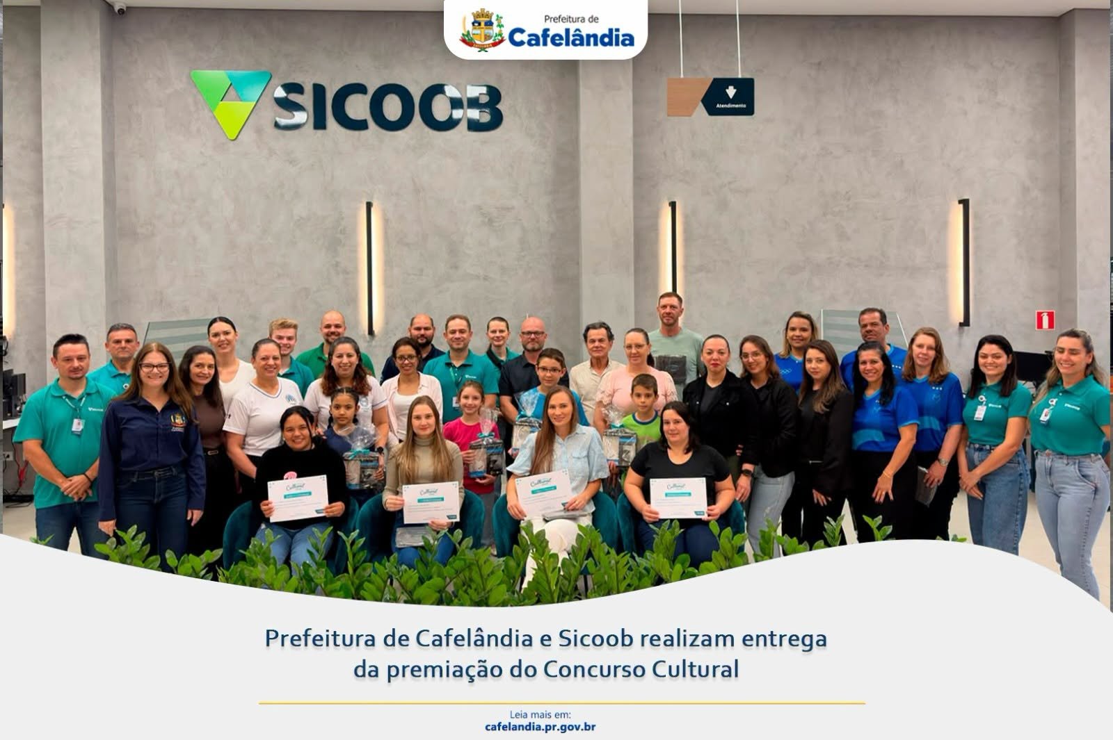 Cafelândia celebra os ganhadores do Concurso Cultural!